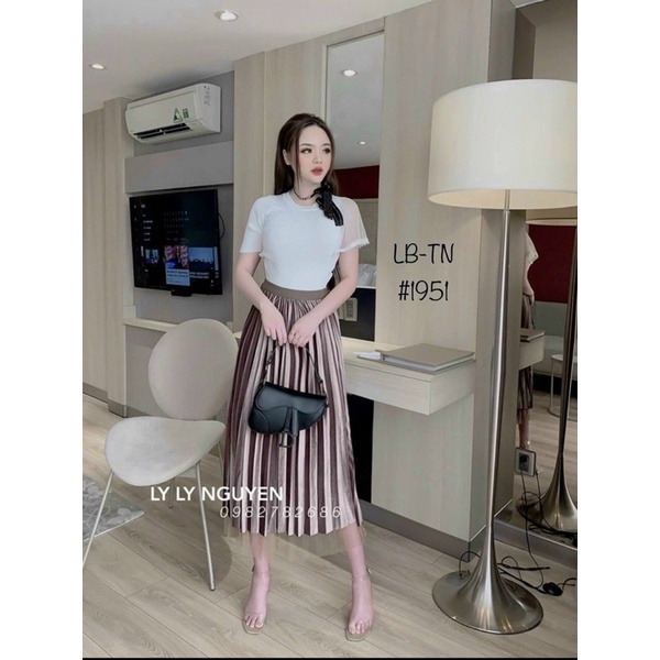 CHÂN VÁY XẾP LY NHUNG MẶC ĐƯỢC 2 MẶT HÀNG QUẢNG CHÂU LOẠI 1 MS13229 (C5-3)