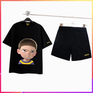 Bộ thể thao nam nữ bamboo angry bộ quần áo thun unisex bamboo angry