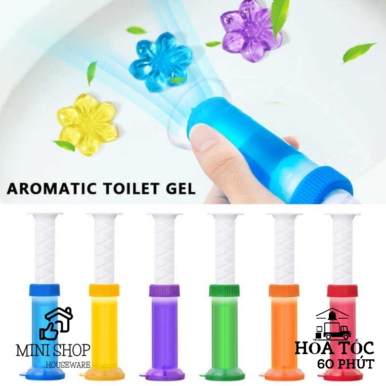 Gel Khử Mùi Bồn Cầu, Gel Tẩy Thơm Toilet Nhà Vệ Sinh Với 7 Mùi Thơm Tự Nhiên