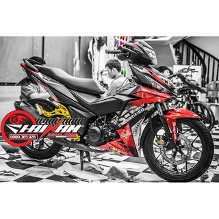 Tem Trùm Winner 150 Đen Đỏ Motul Racing