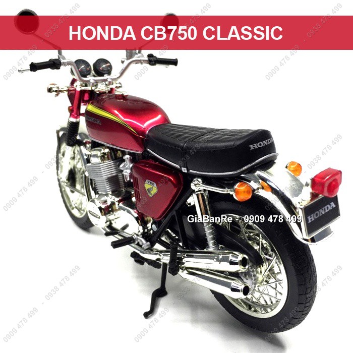 Xe Mô Hình Moto Honda Dream CB750 Four Tỷ Lệ 1:12 - Joycity - 8682do