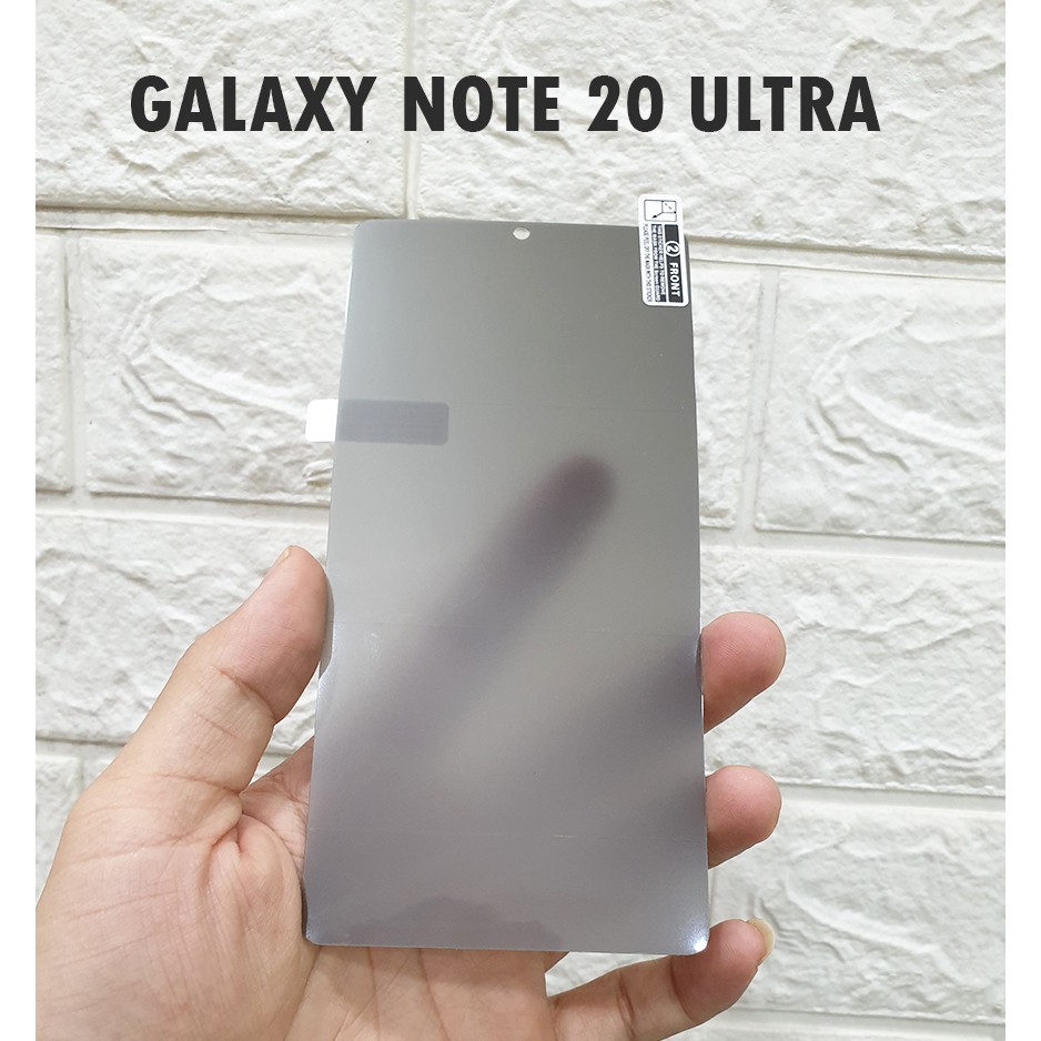 Miếng Dán dẻo chống nhìn trộm cho Samsung Note 20, Note 20 Ultra