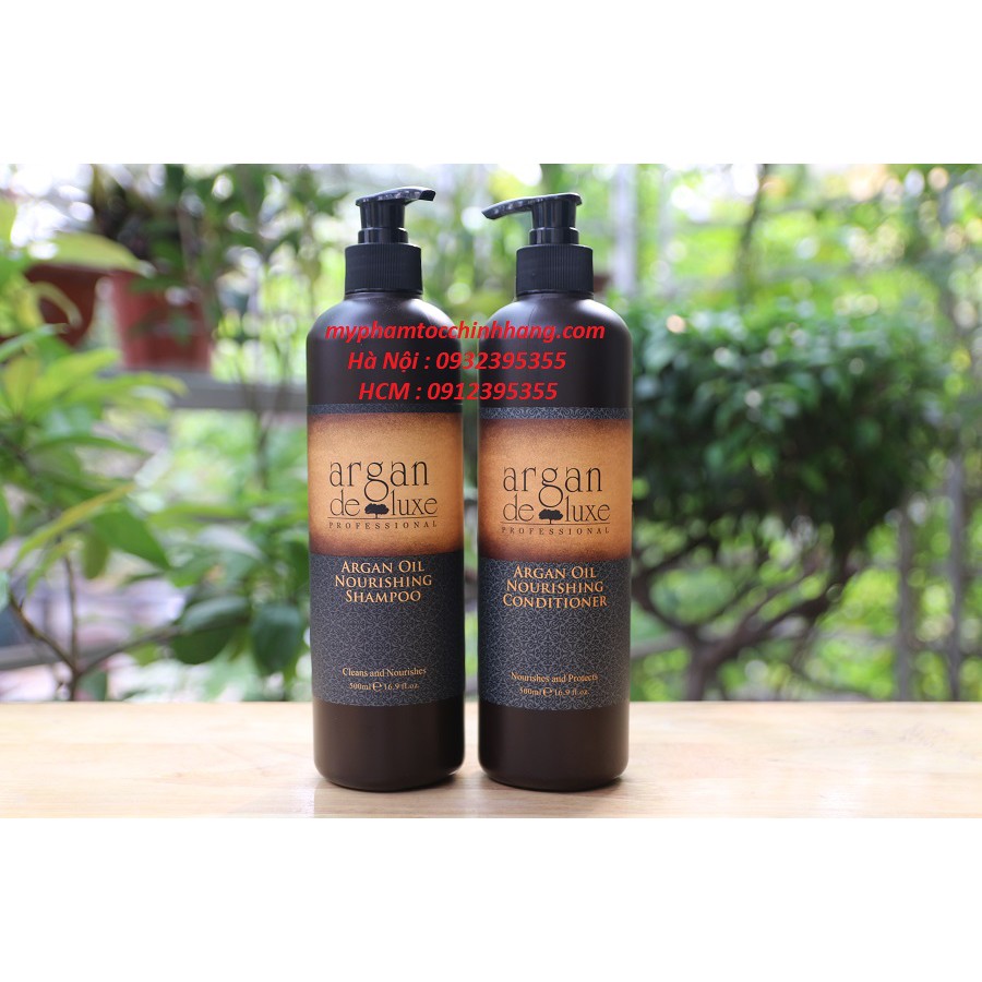 LẺ DẦU GỘI HOẶC DẦU XẢ DƯỠNG ẨM ARGAN DELUXE 300ML - 500ML - 1000ML