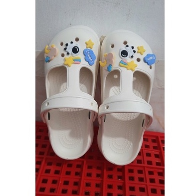 SỤC KHOÉT LỖ NỮ, DÉP SỤC QUAI SAU TĂNG CHIỀU CAO 5.5CM TẶNG KÈM NHIỀU STICKER