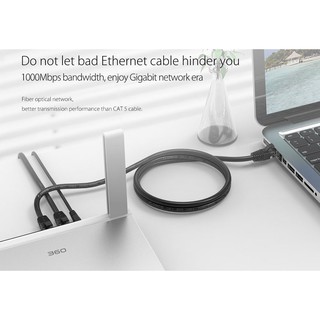 Cable mạng bấm sẵn Orico PUG C6 100