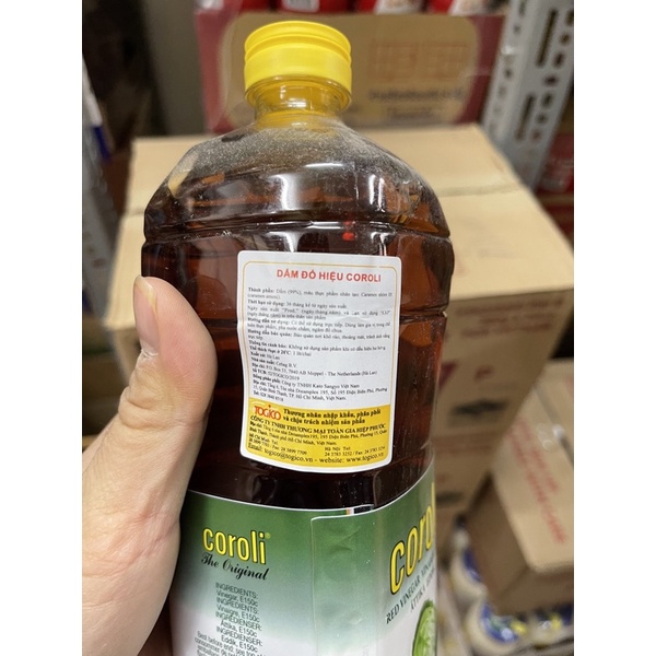 Dấm rau củ quả loại 1Lit - nhập khẩu Hà Lan - Dấm coroli 1Lit