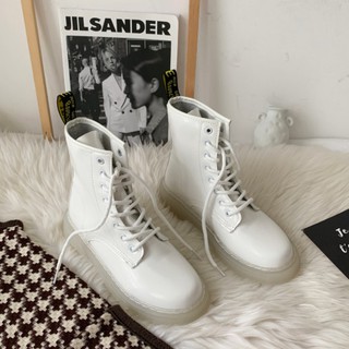 [ORDER] Giày Bốt Martin Full Trắng