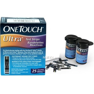 Que thử đường huyết OneTouch Ultra 2 (hộp 25 que)