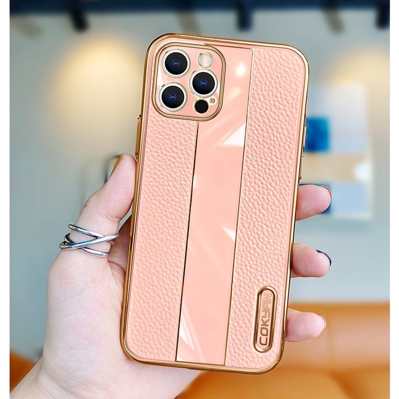 Ốp Lưng Bọc Da Sần Cho Điện Thoại Iphone 13 Pro Max 12 Pro Max 11 Pro Max