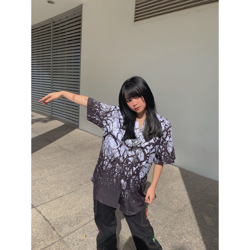 Áo Sơ Mi Nam Nữ SGES Họa Tiết Forest Unisex | BigBuy360 - bigbuy360.vn