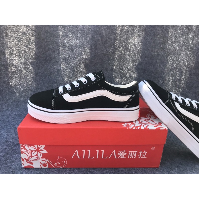 GIÀY V OLD SKOOL ĐEN NAM NỮ GIẢ RẺ