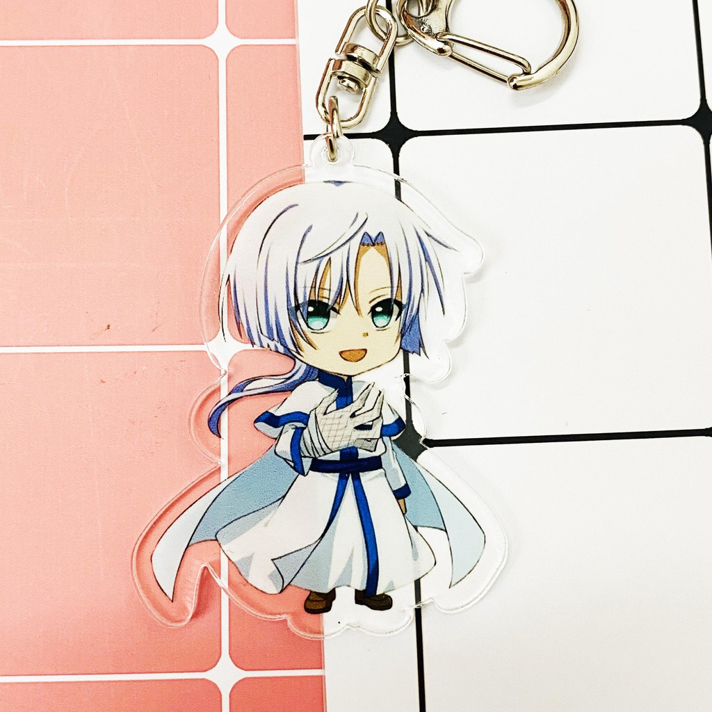 ( Mica trong acrylic ) Móc khóa Akatsuki no Yona - Công chúa bình minh quà tặng xinh xắn dễ thương in hình anime chibi