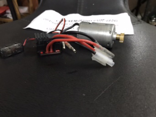 Combo esc 320a và motor brush cho xe hoặc tàu chạy 40-55km/h