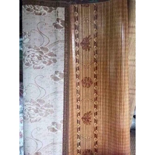 Chiếu Trúc Tăm Vân Gỗ Mùa Hè Mát Lạnh (m6x2m - m8x2m)