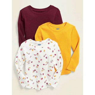Set 3 áo cotton Oldnavy xuất dư bé gái