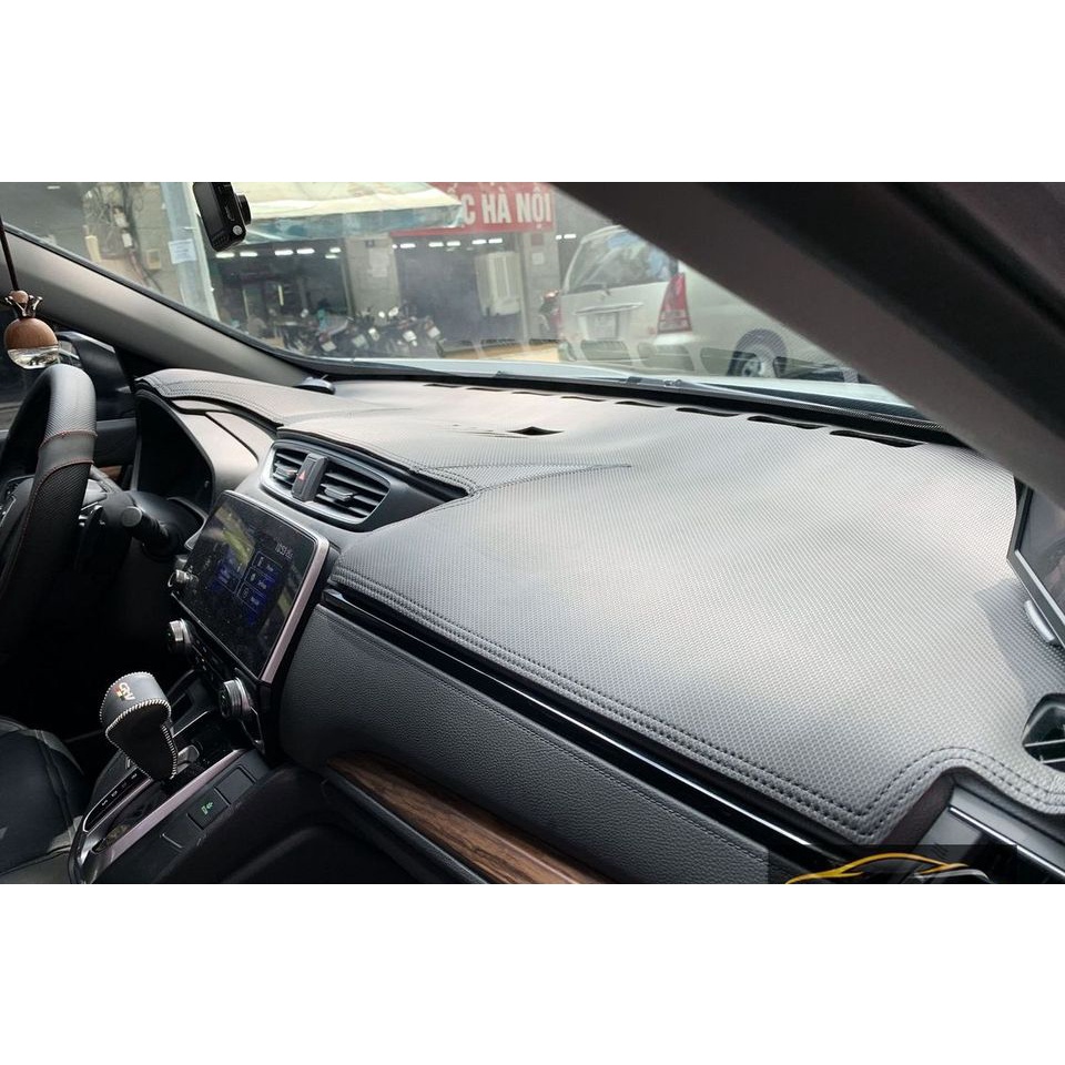 Thảm taplo da carbon xe Toyota Cross 2020 2021 2022 Chất Liệu Da Vân Carbon, Màu Đen