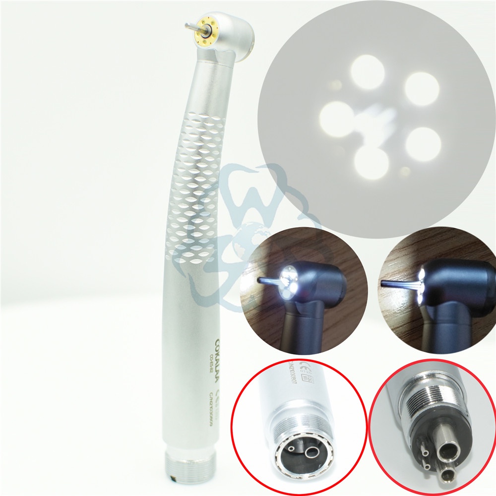 Nha Khoa Đánh Bóng Răng 4 Lỗ 5 Led Tốc Độ Cao