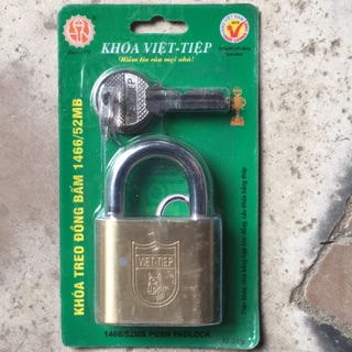 Khoá đồng việt tiệp 1466/52mb bấm