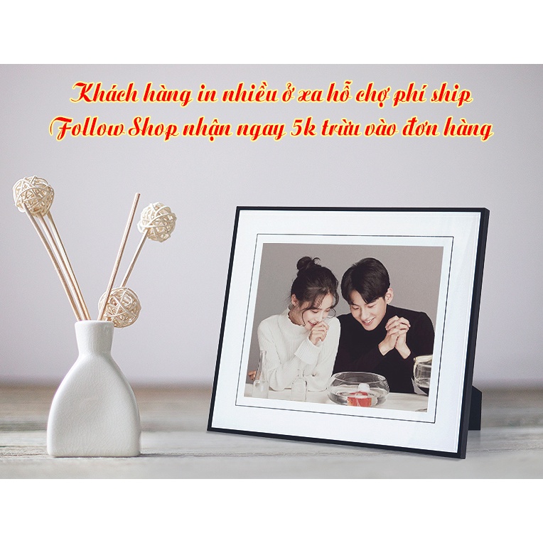 In Ảnh Khung Canvas 13x18cm 15x21cm 20x30cm Ảnh Để Bàn ẢNh Treo Tường