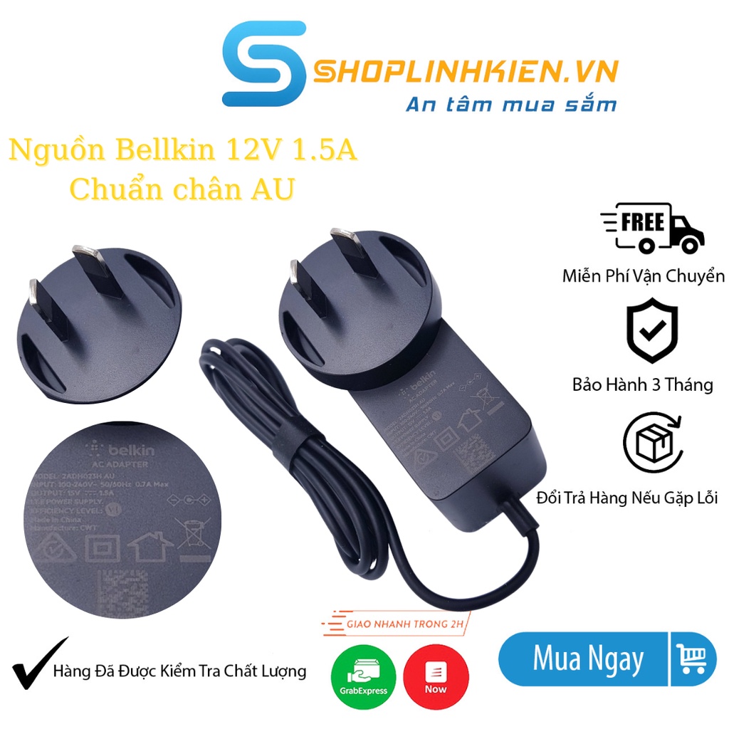 Nguồn Belkin 15V 1.5A Chất Lượng Cao 2ADH023H cục chuyển nguồn 15V1.5A cho thiết bị - ShopLinhKienM2M