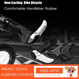 2pcs Mountain Bike Bicycle Comfortable Handlebar Rubber Grips Bar End Grips Accessory