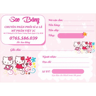 Phiếu Ship Hàng A6 (10x15) - xấp 100 tờ