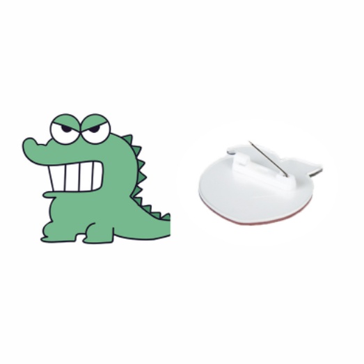 Huy Hiệu Cài Áo Hình Khủng Long Hoạt Hình Đáng Yêu Thời Trang Theo Phong Cách Nhật Hàn