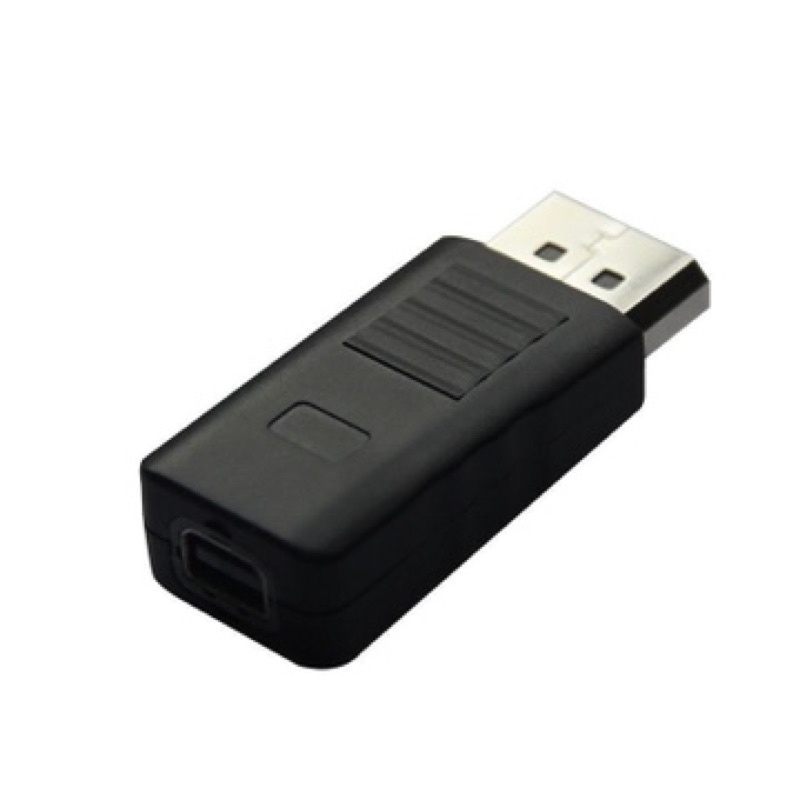 Đầu chuyển đổi Displayport đực sang Mini Displayport Female (chân cái), Black DP Displayport Male To Mini DíplayPort.