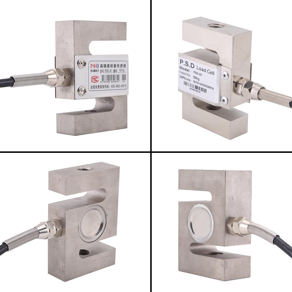 Owuh PSD-S1 S TYPE High Precision Load Cell Scale Sensor Weighting Sensor With Cable Loading 50kg