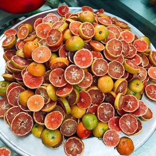 Chanh đào ngâm mật ong