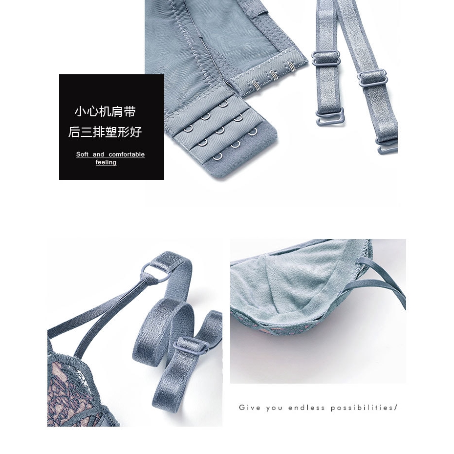 Bộ Đồ Lót Phối Ren Không Gọng Quyến Rũ Cho Nữ | BigBuy360 - bigbuy360.vn