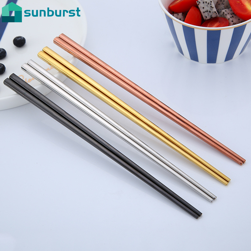 Đũa Ăn Bằng Thép Không Gỉ 304 Chất Lượng Cao