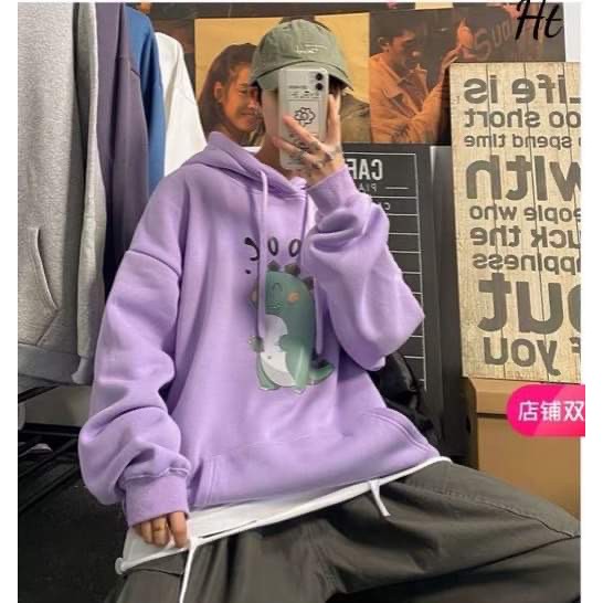 Áo hoodie 3D khủng long Cooc HTH1120