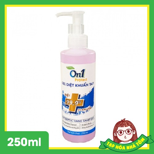 Gel rửa tay khô diệt khuẩn On1 Protect 250ml hương Bamboo Charcoal