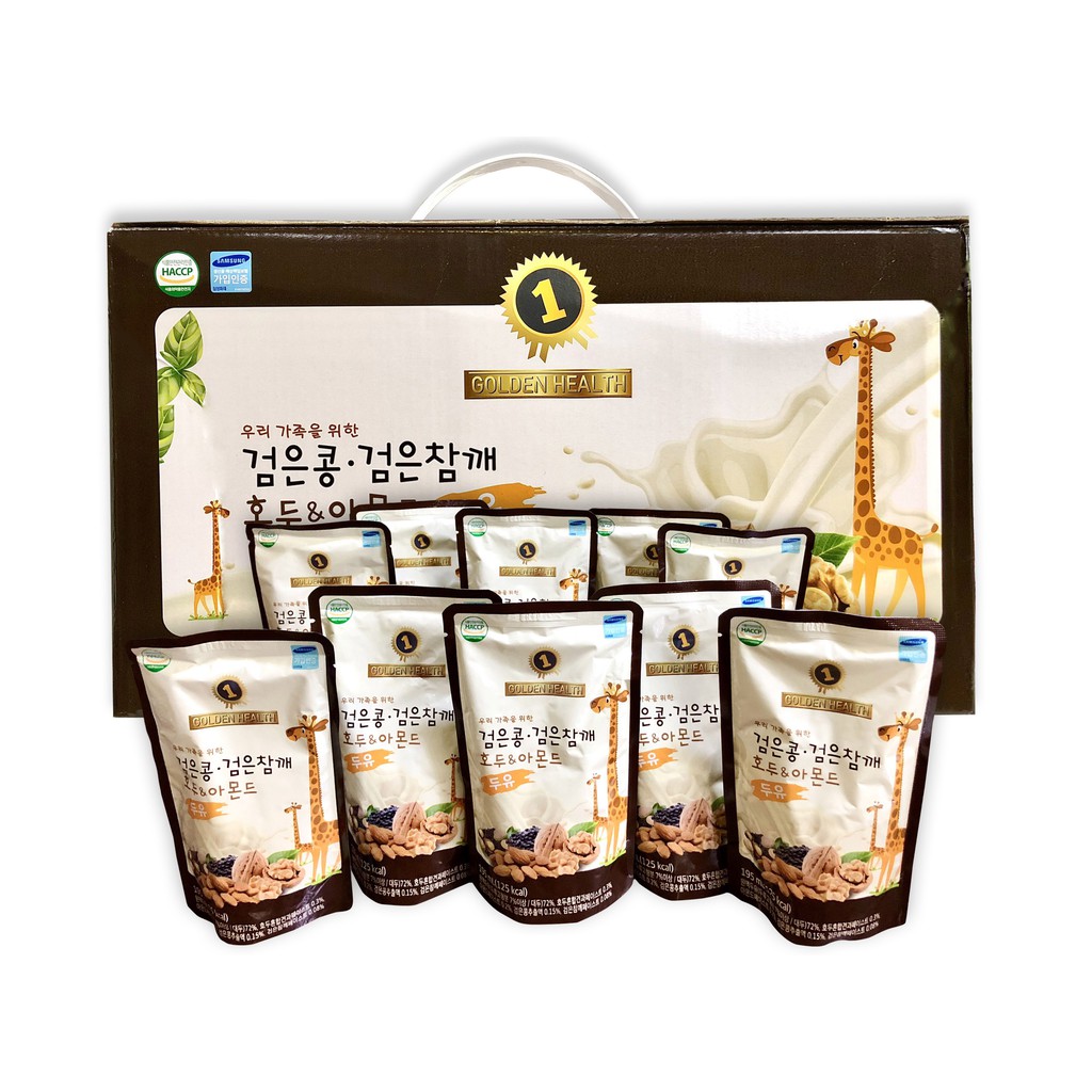 [DATE 10/22]1 Thùng Sữa Óc Chó dinh dưỡng tăng chiều cao - Golden Health (đậu đen, macca, óc chó, hạnh nhân)