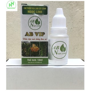 Chế Phân Hoa Lan Cây Cảnh AB VIP Ngọc Linh, Thúc Đẩy Sự Phát Triển Tế Bào, Chai 10ml