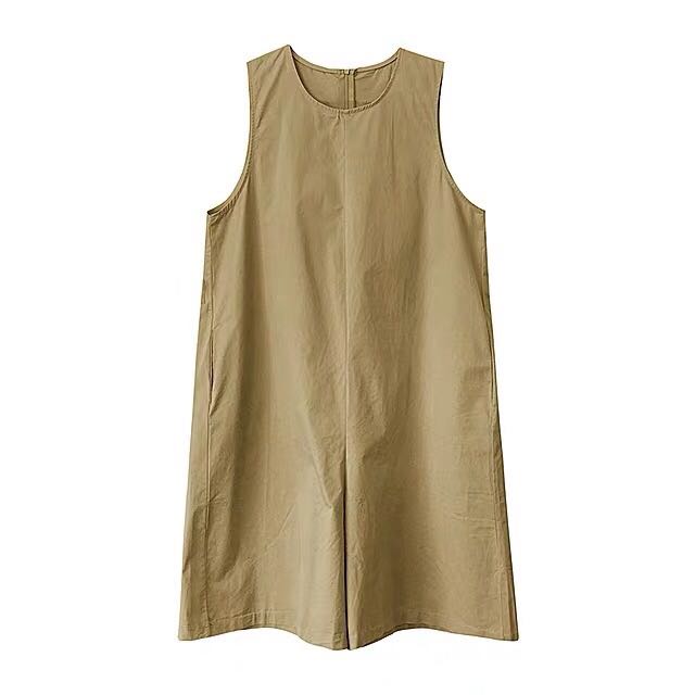 Áo liền quần SUXI dáng rộng phong cách cổ điển thời trang mùa xuân cho nữ