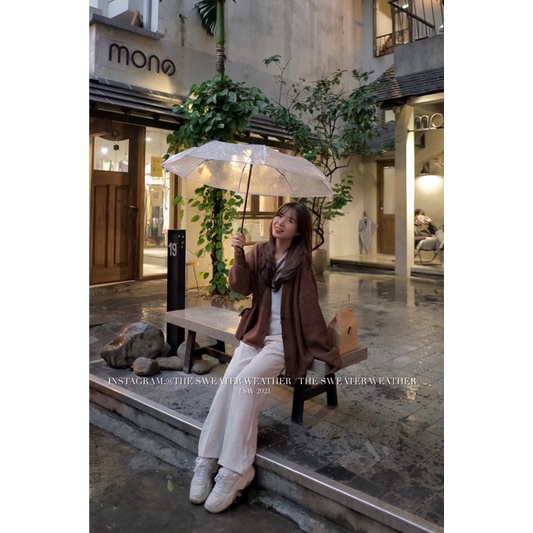  (Ảnh thật) Áo len cardigan cổ V cài cúc to the.sweaterweather TSW | BigBuy360 - bigbuy360.vn