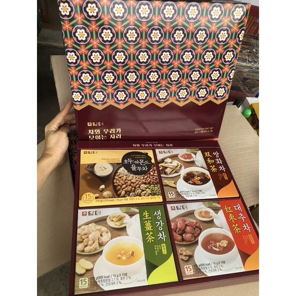 Set quà tặng Trà ngũ cốc Damtuh Han Quốc