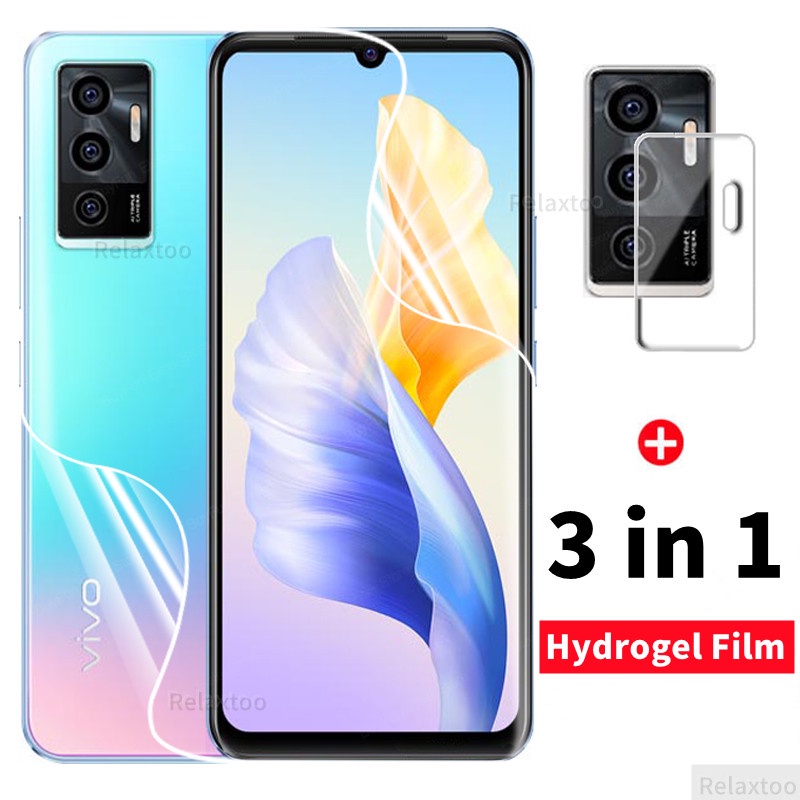 Miếng dán hydrogel Phim bảo vệ màn hình Điện Thoại Bảo Vệ Camera Sau 3 Trong 1 Cho Vivo V23E V 23E V23 Pro E 5G Hydrogel Film