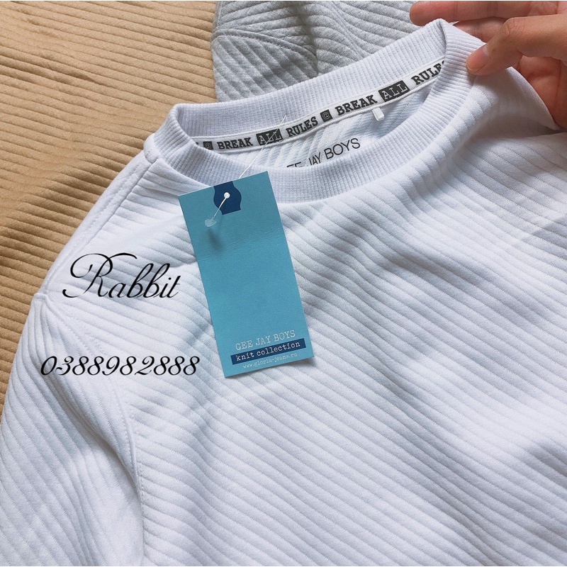 Áo nỉ sọc Geejay