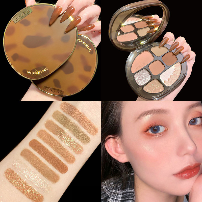 Phấn mắt MAFFICK Amber Colored Glaze Matte 8 Màu