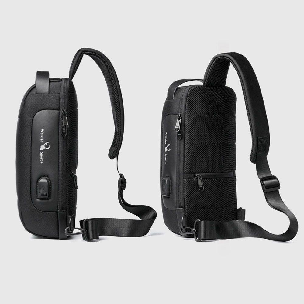 ESPO Túi Đeo Chéo Ngực Có Cổng Sạc USB Chống Trộm