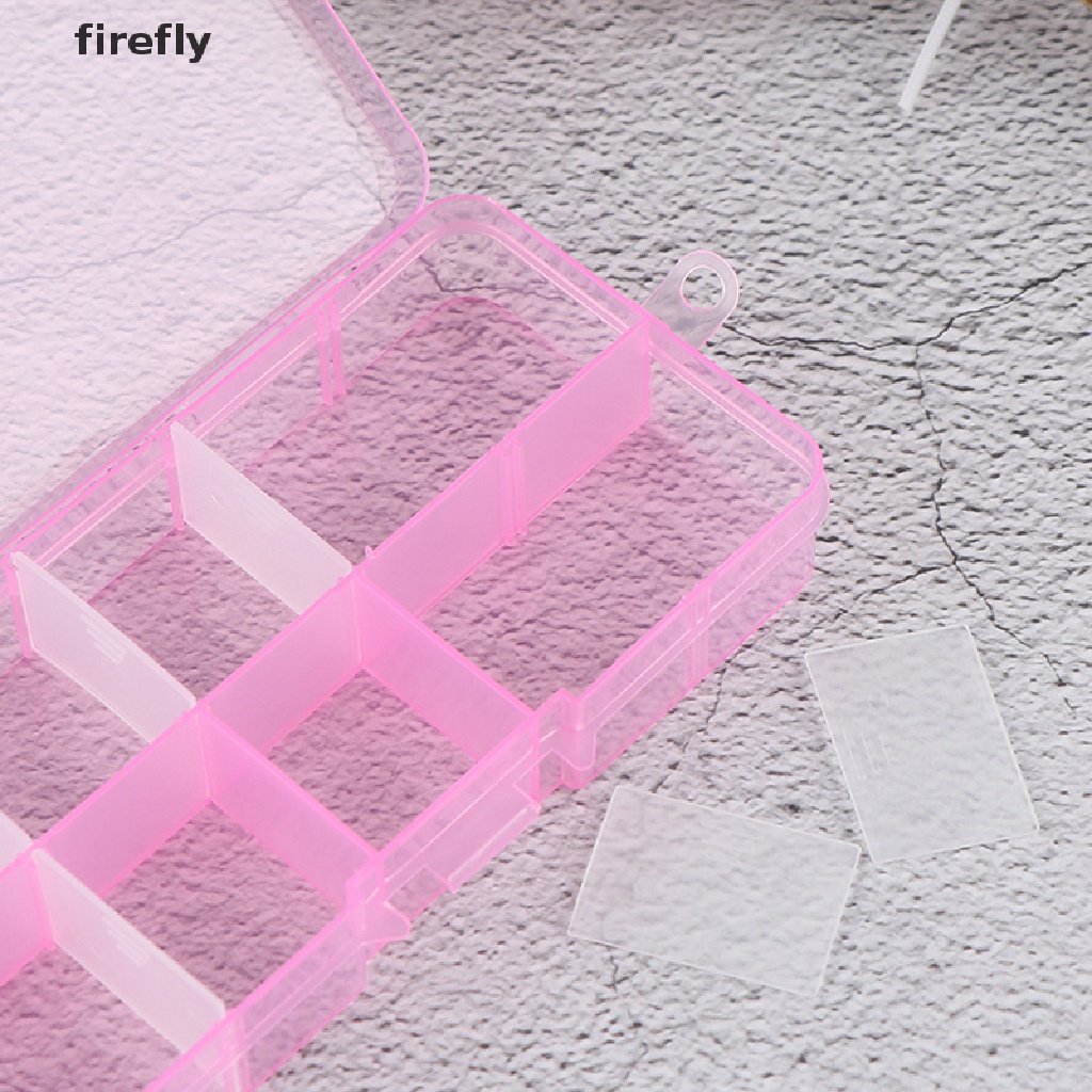 Hộp Nhựa Đựng Trang Sức Với 10 Ngăn Tiện Lợi