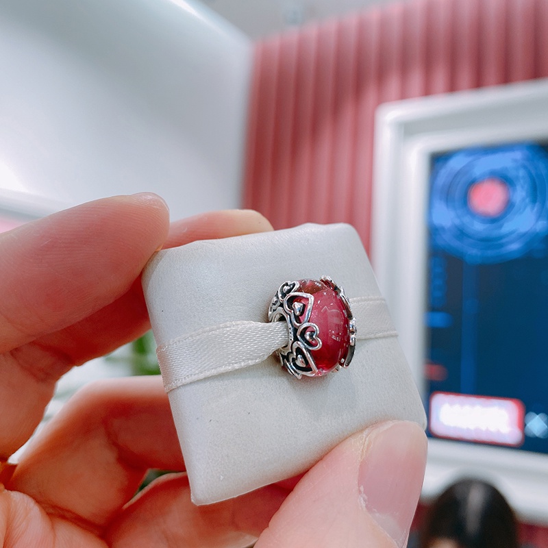 Chuỗi Hạt Murano Màu Hồng Sử Dụng Làm Vòng Tay Thủ Công DIY