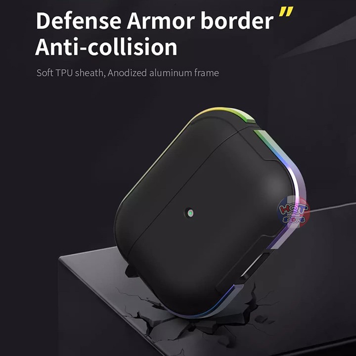 [Mã SKAMA07 giảm 8% đơn 250k]Ốp lưng siêu chống sốc WiWU Defense Armor cho Airpods Pro