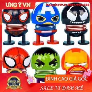 COMBO 6 CON EMOJI LÒ XO NHÚN VUI NHỘN - ICON LÒ XO SIÊU NHÂN MẪU MỚI - CON CIU LÒ XO GIẢM STRESS