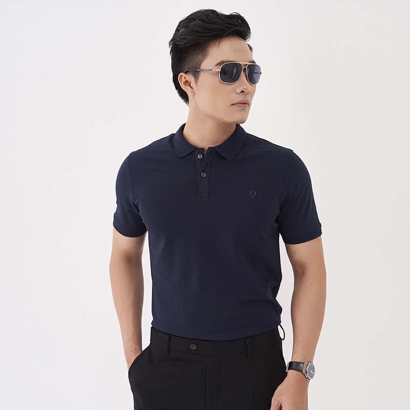 Áo Polo Nam Trơn Basic, Có Cổ Chất Cotton 100% Sợi Đan 40 Mát, Áo Phông Nam Thêu Logo Venisce Cao Cấp | BigBuy360 - bigbuy360.vn