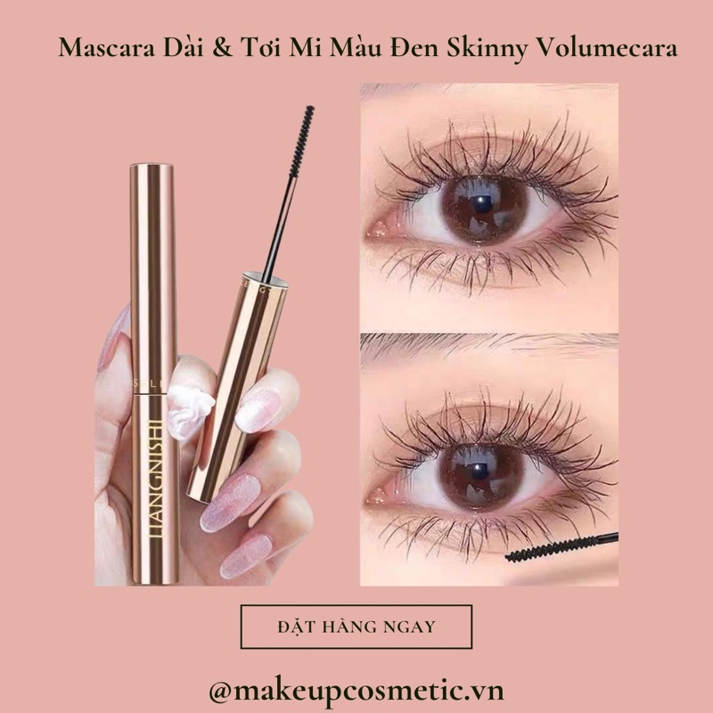 Mascara Dài & Tơi Mi Màu Đen Skinny Volumecara - Waterproof Mascara