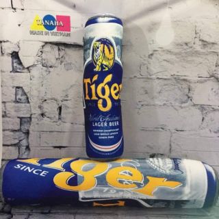 Gối ôm 3d bia tiger lon 70cm